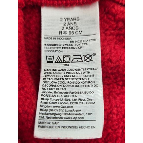 GAP x DISNEY 2024 KIDS MICKEY MODERN RED SWEAT PANT SIZE TODDLER 2 YEARS - Picture 7 of 11